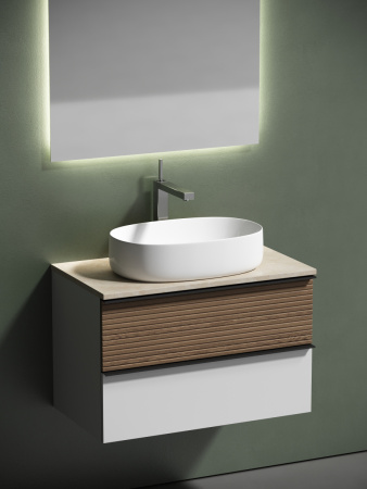 Столешница Sancos TT80A2X 80х50 накладная цвет бежевый